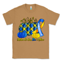 Toasted Coconut october we wear blue and yellow with pumpkins Classic Tee - Artiststas