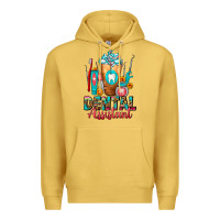 Antique Gold Dental Assistant Dentist Frappe Premium Hoodie - FaDigitalArtStudio