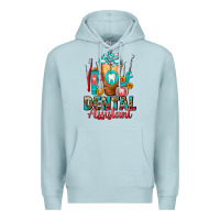 Blue Mist Dental Assistant Dentist Frappe Premium Hoodie - FaDigitalArtStudio