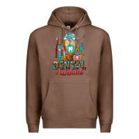 Chestnut Dental Assistant Dentist Frappe Premium Hoodie - FaDigitalArtStudio