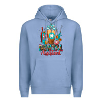 Colony Blue Dental Assistant Dentist Frappe Premium Hoodie - FaDigitalArtStudio