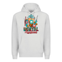Dove Grey Dental Assistant Dentist Frappe Premium Hoodie - FaDigitalArtStudio