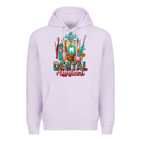 Lilac Dental Assistant Dentist Frappe Premium Hoodie - FaDigitalArtStudio