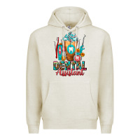 Oatmeal Heather Dental Assistant Dentist Frappe Premium Hoodie - FaDigitalArtStudio