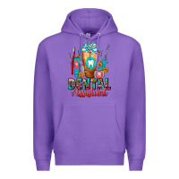 Purple Dental Assistant Dentist Frappe Premium Hoodie - FaDigitalArtStudio