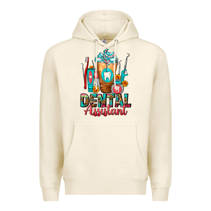 Dental Assistant Dentist Frappe Premium Hoodie by FaDigitalArtStudio | Teevron