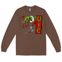 Chestnut Christmas Character Long Sleeve Tee - NancyCooperArtShop