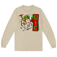 Mushroom Christmas Character Long Sleeve Tee - NancyCooperArtShop
