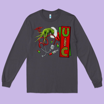 Christmas Character Long Sleeve Tee Designed By Nancycooperartshop