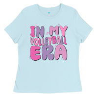 Baby Blue in my volleyball era Ladies Tee - MaliasSmallBusiness