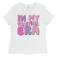 White in my volleyball era Ladies Tee - MaliasSmallBusiness