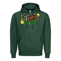 Sports Green mardi gras love crawfish Zipper Hoodie - FaDigitalArtStudio