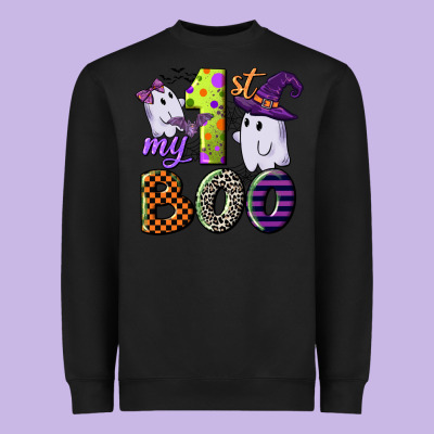 My First Boo Heavyweight Sweatshirt Designed By Cowgirlartshop