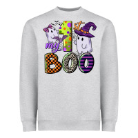 Heather Grey my first boo Heavyweight Sweatshirt - CowGirlArtShop