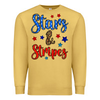 Antique Gold stars & stripes Premium Sweatshirt - BundleAndBundleShop