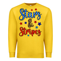 Lemon stars & stripes Premium Sweatshirt - BundleAndBundleShop
