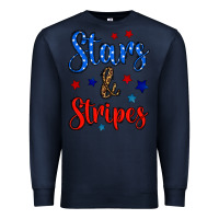 Navy stars & stripes Premium Sweatshirt - BundleAndBundleShop