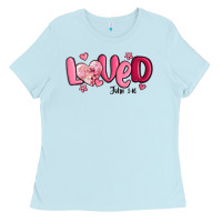 Valentine's Day Loved John 3 16 Ladies Tee | Teevron