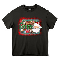 Asphalt believe santa Heavy Core Tee - AdoDesignShop