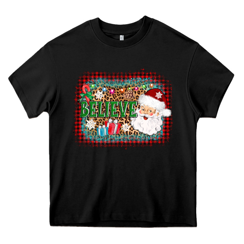 Believe Santa Heavy Core Tee by AdoDesignShop | Teevron