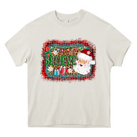 Cream believe santa Heavy Core Tee - AdoDesignShop