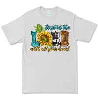 Dove Grey trust in the lord with all your heart Premium Tee - NancyCooperArtShop