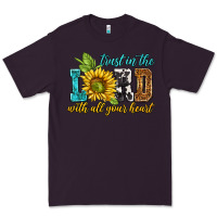 Plum trust in the lord with all your heart Premium Tee - NancyCooperArtShop