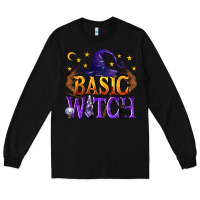 Black Basic Witch Long Sleeve Tee - texasbilliewilder