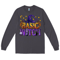 Smoke Basic Witch Long Sleeve Tee - texasbilliewilder