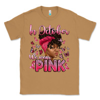 Toasted Coconut in october we wear pink with afro woman Classic Tee - Artiststas