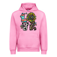 Fuchsia Pink love autism Urban Hoodie - CowhideDigitalArt
