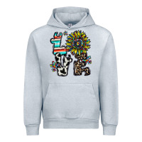 Heather Grey love autism Urban Hoodie - CowhideDigitalArt