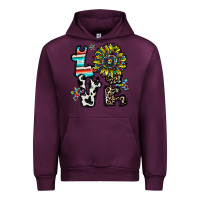 Mauve Wine love autism Urban Hoodie - CowhideDigitalArt