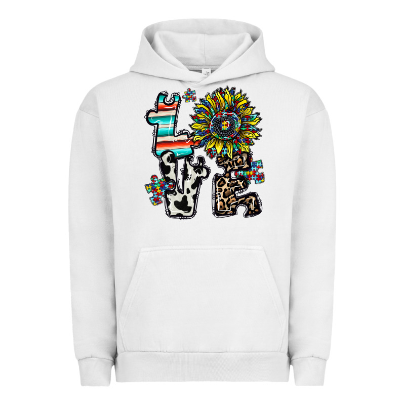 Love Autism Urban Hoodie by CowhideDigitalArt | Teevron