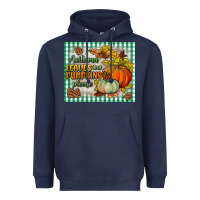 Navy autumn leaves and pumpkins please mouse pad Heavyweight Hoodie - BundleAndBundleShop