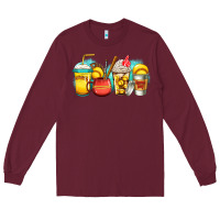 Burgundy softball coffee Long Sleeve Tee - Jasminsmagicworld