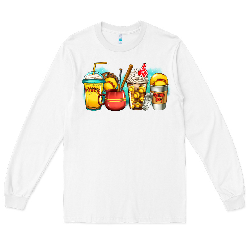 Softball Coffee Long Sleeve Tee by Jasminsmagicworld | Teevron