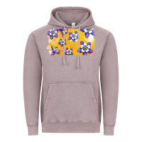 Vintage Zinc Rocky Mountain Columbine Flower Vintage Hoodie - Bettercallsaul