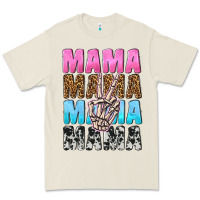 Bone mama skeleton peace leopard pattern Premium Tee - NancyCooperArtShop