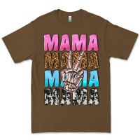 Cacao mama skeleton peace leopard pattern Premium Tee - NancyCooperArtShop