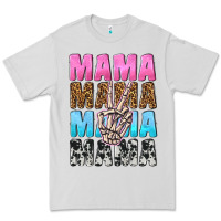 Dove Grey mama skeleton peace leopard pattern Premium Tee - NancyCooperArtShop