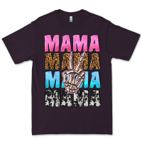 Plum mama skeleton peace leopard pattern Premium Tee - NancyCooperArtShop