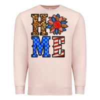 Pale Pink 4th of july home Premium Sweatshirt - BundleAndBundleShop