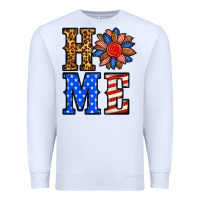 White 4th of july home Premium Sweatshirt - BundleAndBundleShop