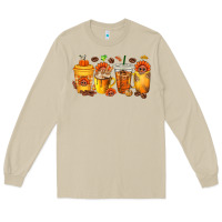 Thanksgiving Coffee Cups Long Sleeve Tee | Teevron