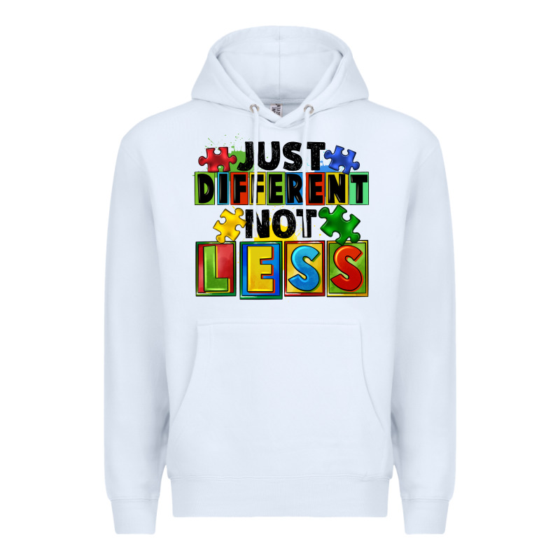 Just Different Not Less Premium Hoodie by FaDigitalArtStudio | Teevron