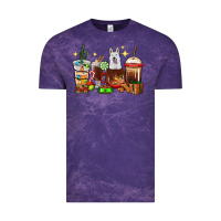 Cloud Purple Christmas coffee cups with White Shepherd Vintage Tee - RanaPortraitStore