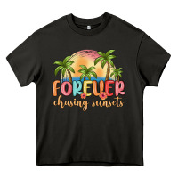 Asphalt forever chasing sunsets Heavy Core Tee - MaliasSmallBusiness