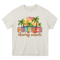 Cream forever chasing sunsets Heavy Core Tee - MaliasSmallBusiness