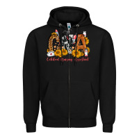 Black Cna Certified Nursing Assistant Zipper Hoodie - FaDigitalArtStudio